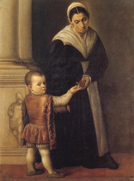 Marescalca, Pietro Child with Nurse Germany oil painting art